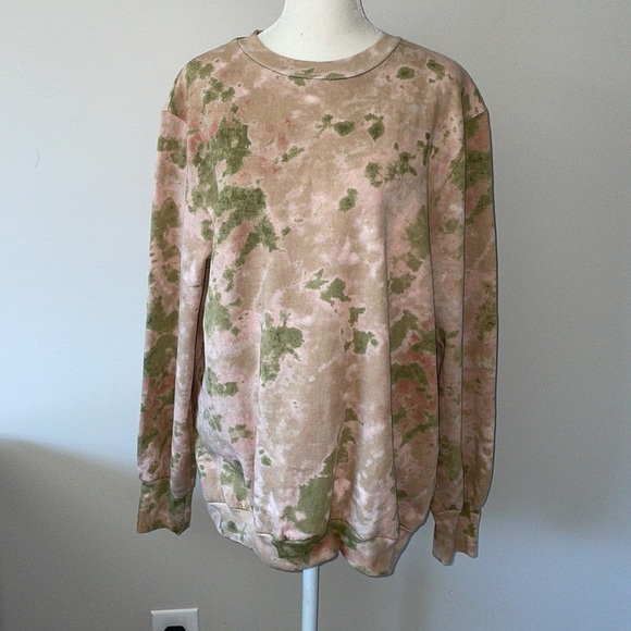 AFRM Tie Dye Crewneck Sweatshirt Soft - Picture 11 of 11